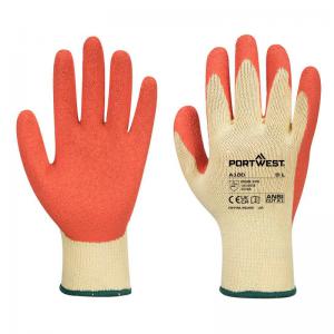 Portwest Grip Glove Latex M Orange Pack of 12 POW30204