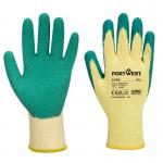 Portwest Classic Grip Glove Latex L Green (Pack of 12) POW30208