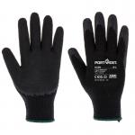 Portwest Classic Grip Glove Latex XL Blk (Pack of 12) POW30214
