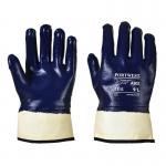 Portwest Fully Dipped Nitrile Safety Cuff L Navy (Pack of 12) POW30224