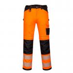 Portwest PW3 Hi Vis Work Trousers 28 OrangeBlk POW30395