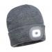 Portwest Beanie USB Rechargeable LED Head Light Gry (Pack of 12) POW30437