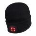 Portwest Rechargeable Twin LED Beanie Blk (Pack of 12) POW30438