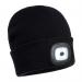 Portwest Rechargeable Twin LED Beanie Blk (Pack of 12) POW30438