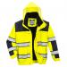 Portwest Hi Vis 3-in-1 Contrast Winter Bomber Jacket XS YellowBlk POW30475