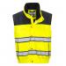 Portwest Hi Vis 3-in-1 Contrast Winter Bomber Jacket XS YellowBlk POW30475