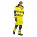 Portwest Hi Vis 3-in-1 Contrast Winter Bomber Jacket XS YellowBlk POW30475