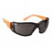 Portwest Wrap Around Plus Spectacles Smoke (Pack of 12) POW30498
