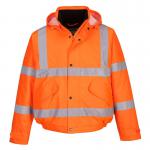 Portwest Hi Vis Winter Bomber Jacket XS Orange POW30517