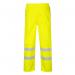 Portwest Hi Vis Breathable Rain Trousers XS Yellow POW30519