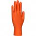 Portwest High Strength Disposable Glove Medium Orange (Pack of 100) A930ORRM POW30528