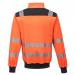 Portwest PW3 Hi Vis Zip Sweatshirt 4XL OrangeBlk POW30657