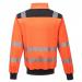 Portwest PW3 Hi Vis Zip Sweatshirt L OrangeBlk POW30659