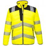 Portwest PW3 Hi Vis Baffle Jacket 4XL YellowBlk POW30681