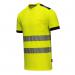 Portwest PW3 Hi Vis Cotton Comfort T-Shirt SS XS YellowBlk POW30692