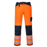 Portwest PW3 Hi Vis Work Trousers 28 OrangeNavy POW30755