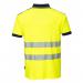 Portwest PW3 Hi Vis Cotton Comfort Polo Shirt SS M YellowNavy POW30932