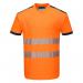 Portwest PW3 Hi Vis Cotton Comfort T-Shirt SS L OrangeNavy POW30938