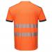 Portwest PW3 Hi Vis Cotton Comfort T-Shirt SS L OrangeNavy POW30938