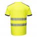 Portwest PW3 Hi Vis Cotton Comfort T-Shirt SS L YellowNavy POW30946