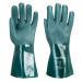 Portwest Double Dipped PVC Gauntlet 35cm XL Green (Pack of 12) POW31092