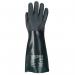 Portwest Double Dipped PVC Gauntlet 45cm XL Green (Pack of 12) POW31093