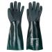 Portwest Double Dipped PVC Gauntlet 45cm XL Green (Pack of 12) POW31093