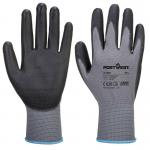 Portwest PU Palm Glove 2XL GryBlk (Pack of 12) POW31218