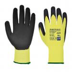 Portwest Vis-Tex Cut Resistant Glove PU S YellowBlk (Pack of 12) POW31245