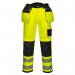 Portwest PW3 Hi Vis Holster Pocket Work Trousers 28 YellowBlk Short POW31371