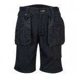 Portwest PW3 Holster Work Shorts 30 Blk POW31522