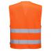 Portwest Hi Vis Mesh Two Band Vest 4X5X Orange (Pack of 10) POW31677