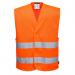 Portwest Hi Vis Mesh Two Band Vest 4X5X Orange (Pack of 10) POW31677