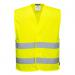 Portwest Hi Vis Mesh Two Band Vest 4X5X Yellow (Pack of 10) POW31681