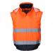 Portwest Hi Vis 2-in-1 Contrast Essential Lite Bomber Jacket L OrangeNavy POW31783