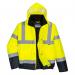 Portwest Hi Vis Contrast Winter Bomber Jacket XS YellowNavy POW31799