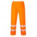 Portwest Hi Vis Rain Traffic Trousers XS Orange POW31801