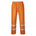 Portwest Hi Vis Rain Traffic Trousers XS Orange POW31801