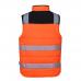 Portwest PW3 Hi Vis Reversible Bodywarmer L OrangeBlk POW31917
