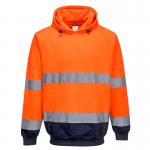 Portwest Hi Vis Contrast Hoodie S OrangeNavy POW31961