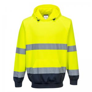 Portwest Hi Vis Contrast Hoodie 3XL YellowNavy POW31970