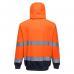 Portwest Hi Vis Contrast Zipped Hoodie L OrangeNavy POW31971