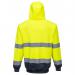 Portwest Hi Vis Contrast Zipped Hoodie L YellowNavy POW31977