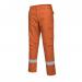 Portwest Bizflame Industry Trousers 30 Orange POW32036