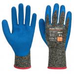 Portwest Aramid HR Cut Latex Glove L BlkBl (Pack of 12) POW32152