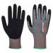 Portwest CT Cut D18 Nitrile Glove L GryBlk (Pack of 12) POW32169