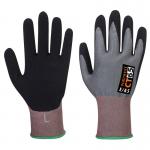 Portwest CT Cut E15 Nitrile Glove XS GryBlk (Pack of 12) POW32179
