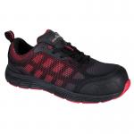 Portwest Composite Textile Trainer S1PS FO SR 39 BlkRed POW32274