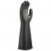 Portwest Hweight Latex Rubber Gauntlet XL Blk (Pack of 12) POW32439