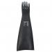 Portwest Hweight Latex Rubber Gauntlet 600mm XL Blk (Pack of 12) POW32442